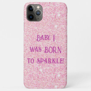 Case-Mate iPhone Case Bébé Je Suis Né À Sparkle - Parties scintillant ro