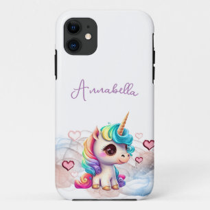Case-Mate iPhone Case Bébé Licorne Mignonne et Cœurs