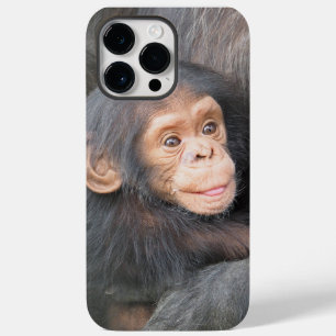 Coque Pour Pour iPhone 14 Pro Max Bébé mignon Chimpanzé Photo