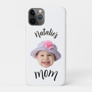 Case-Mate iPhone Case  Bébé Mignon Photo de Visage Enfant Nom Maman 