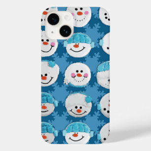 Coque Pour iPhone 14 Bébé mou de neige bleu hiver Coque-Mate Pihon