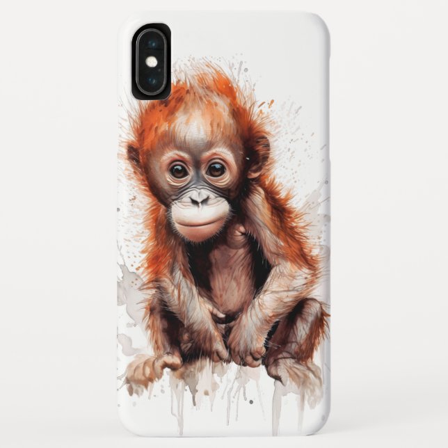 Coques Case-Mate iPhone Bebé Orangután (Dos)