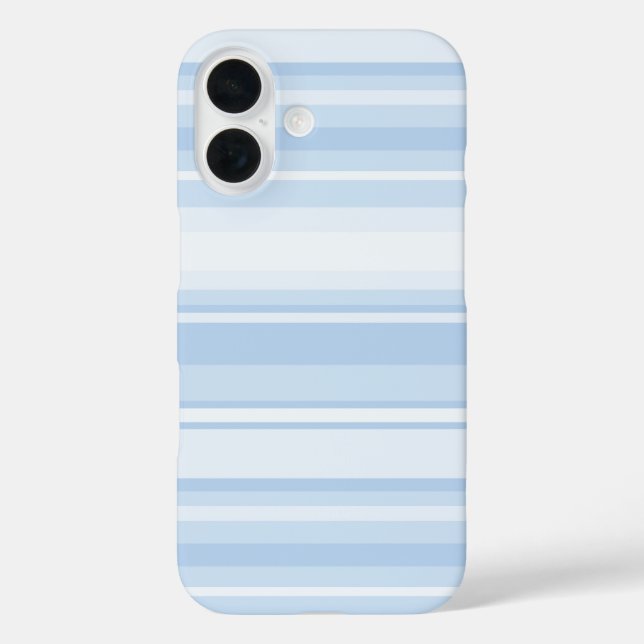 Coques Case-Mate iPhone Bébé rayures bleues (Verso)