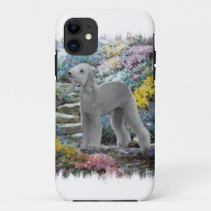 Coque iPhone 11 Bedlington Terrier Summer Garden Art