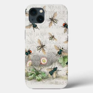 Case-Mate iPhone Case Bee Honey Travailleur Queen Bees Antique