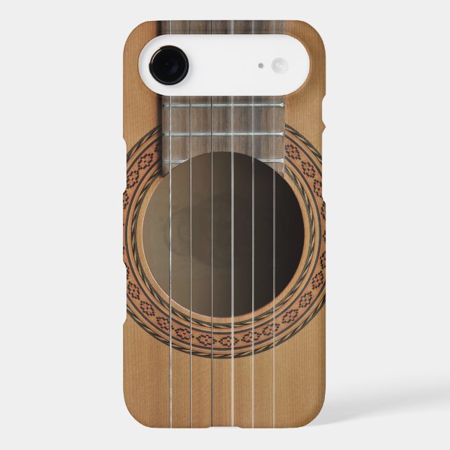 Coques Case-Mate iPhone Beige classique de guitare bronzage (Verso)