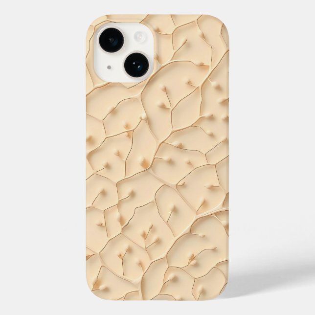 Coques Case-Mate iPhone Beige Minimalist Chic iPhone Case Design (Verso)