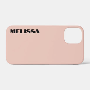 Case-Mate iPhone Case Beige Noir Moderne Gras Typographie