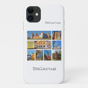 Case-Mate iPhone Case Bélarus Collage Architecture Villes iPhone 11 Coqu