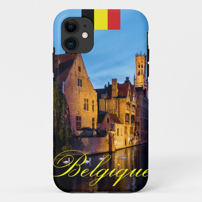 Coques Case-Mate iPhone Belgique Medieval Bruges (Dos)