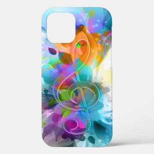 Case-Mate iPhone Case Belle aquarelle colorée Splatter note de musique