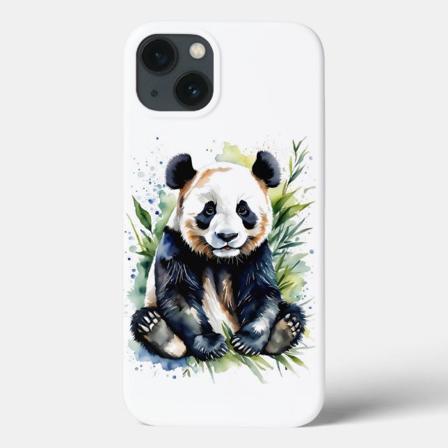 Coques Case-Mate iPhone Belle aquarelle Panda Bear (Verso)