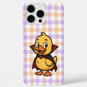 Coques iPhone 16 Pro Max Belle caricature canard d'Halloween vampire