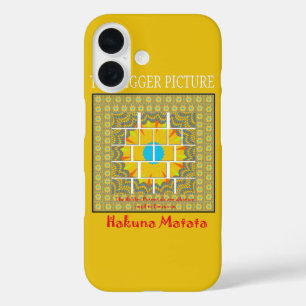 Coque Pour iPhone 16 Belle conception graphique extraordinaire jaune or