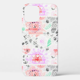 Case-Mate iPhone Case Belle couleur pastel floral aztec