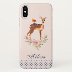 Case-Mate iPhone Case Belle Doe Brown avec points blancs