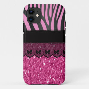 Coques Pour iPhone Belle élégante ceinture zèbre dentelle parties sci
