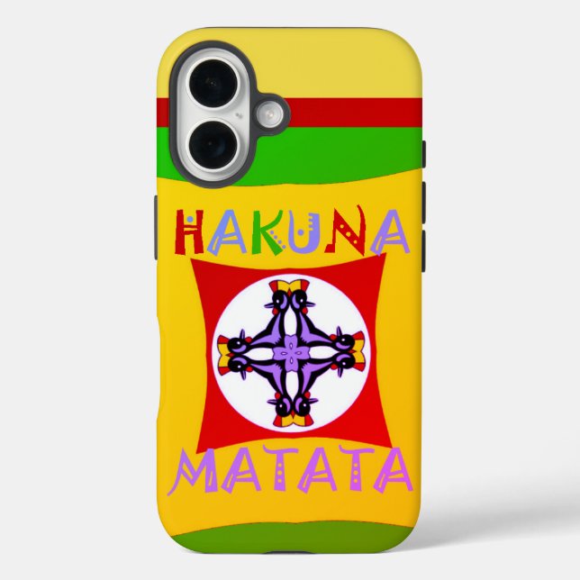Coques Case-Mate iPhone Belle Extraordinaire belle grues Hakuna Matata tex (Verso)