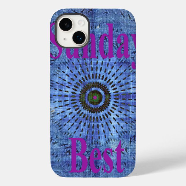 Coques Case-Mate iPhone Belle Extraordinaire Design moderne Denim : Dimanc (Verso)