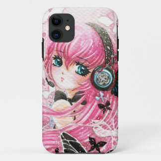 Etui iPhone Case-Mate Belle fille d'anime avec des papillons