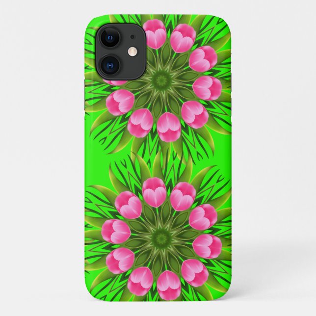 Coques Case-Mate iPhone Belle Fleur Mandala Design (Dos)