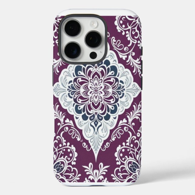 Coques Case-Mate iPhone Belle florale Abstraite (Verso)