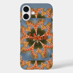 Coques iPhone 16 Plus Belle Giraffe colorée extraordinaire africaine vie