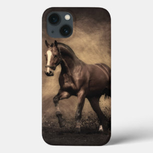 Case-Mate iPhone Case Belle housse de coussin de cheval brun