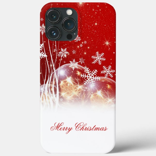 Coques Case-Mate iPhone Belle illustration festive "Joyeux Noël" (Verso)