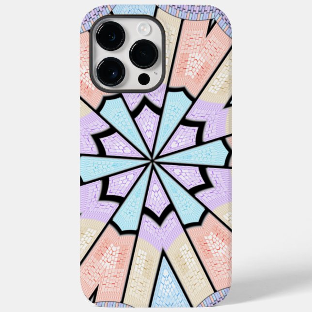 Coques Case-Mate iPhone Belle Impression Géométrique Pastel Extraordinaire (Verso)
