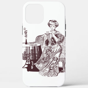 Case-Mate iPhone Case Belle Lady boissons thé