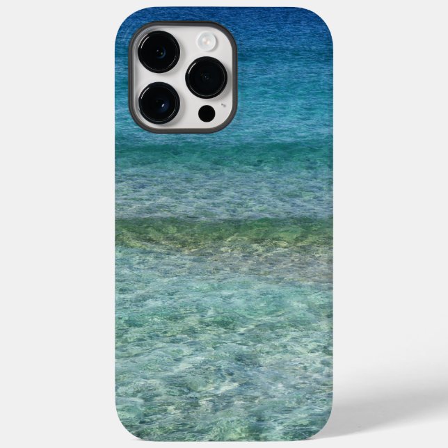 Coques Case-Mate iPhone Belle mer des Caraïbes calme (Verso)