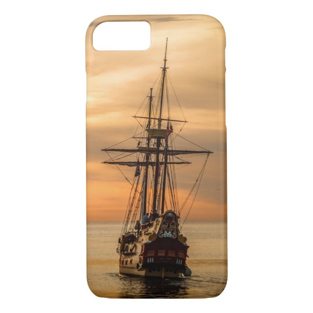 Coques Case-Mate iPhone Belle Orange Sunset Age de la voile (Dos)