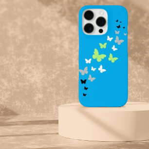 Coques iPhone 16 Pro Belle papillon Agender Pride