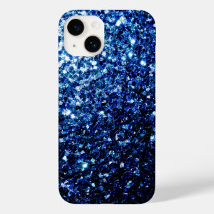 Coques Pour iPhone Belle parties scintillant bleu foncé scintillante
