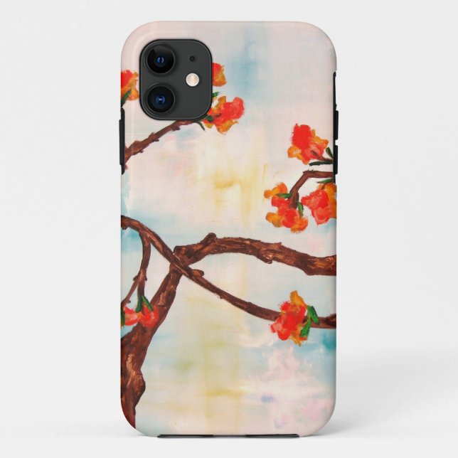 Coques Case-Mate iPhone Belle peinture florale des fleurs (Dos)