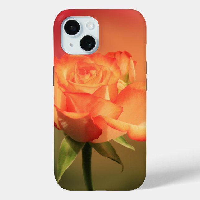 Coques Case-Mate iPhone Belle photo de Rose romantique (Verso)