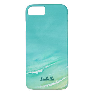 Case-Mate iPhone Case Belle Plage Aqua Turquoise Aquarelle