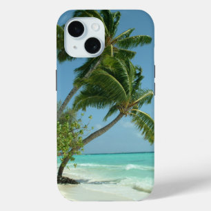 Coque Pour iPhone 15 Belle plage, Maldives