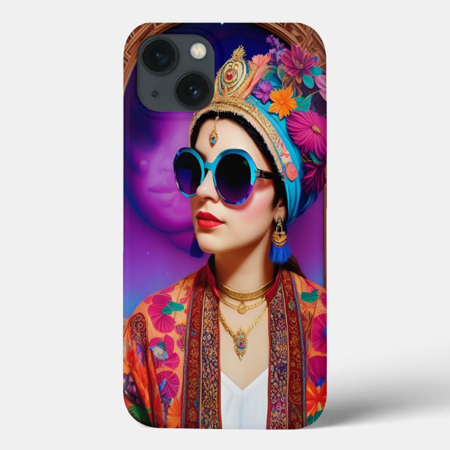 Coques Case-Mate iPhone Belle princesse avec lunettes de soleil (Verso)