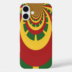iPhone 16 Plus Case Belle Rasta Extraordinaire Couleurs Art Imprimer