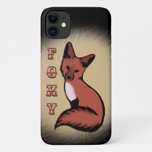 Coques Case-Mate iPhone Belle Renard rouge Foxy (Dos)