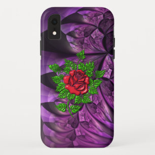 Case-Mate iPhone Case Belle Rose Rouge Iconique