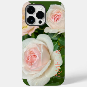Coque Pour Pour iPhone 14 Pro Max Belle roses roses blanches romantiques