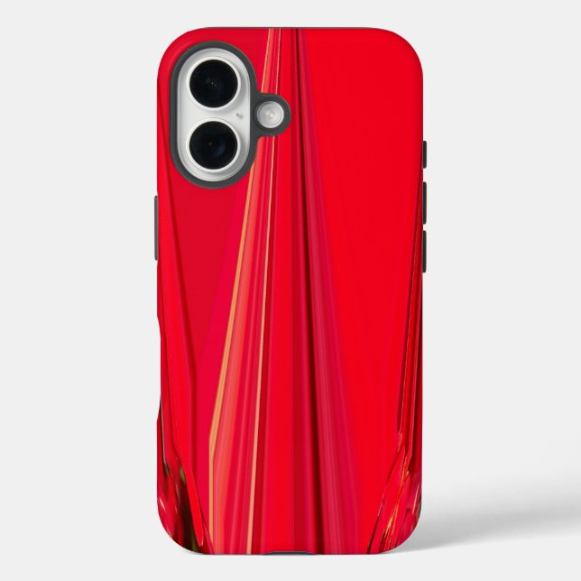 Coques Case-Mate iPhone Belle texture rouge Couleur Art Abstrait (Verso)