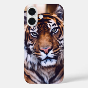 Coque Pour iPhone 16 Belle Tigre Visage Animal Faune
