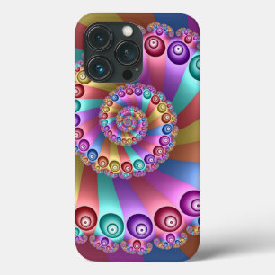 Case-Mate iPhone Case Belles couleurs arc-en-ciel Art fractal Abstrait