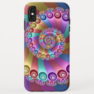 Case-Mate iPhone Case Belles couleurs arc-en-ciel Art fractal Abstrait