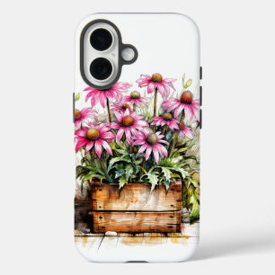 Coque Pour iPhone 16 Belles fleurs d'aster en fleurs