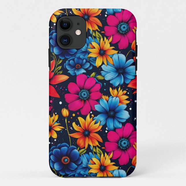 Coques Case-Mate iPhone Belles fleurs et Roses sucrés (Dos)